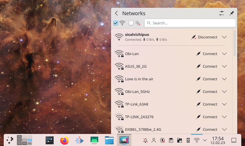 Pictured here: PlasmoidHeading, blur, separator lines and rounded corners.